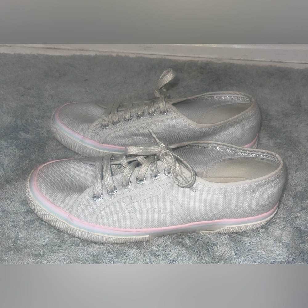 Superga Women’s 2750 COTW 3 Stripe Sneaker Size 9